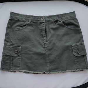 Wild Fable Utility Mini Skirt Sz M